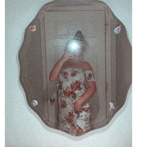 White flower sundress